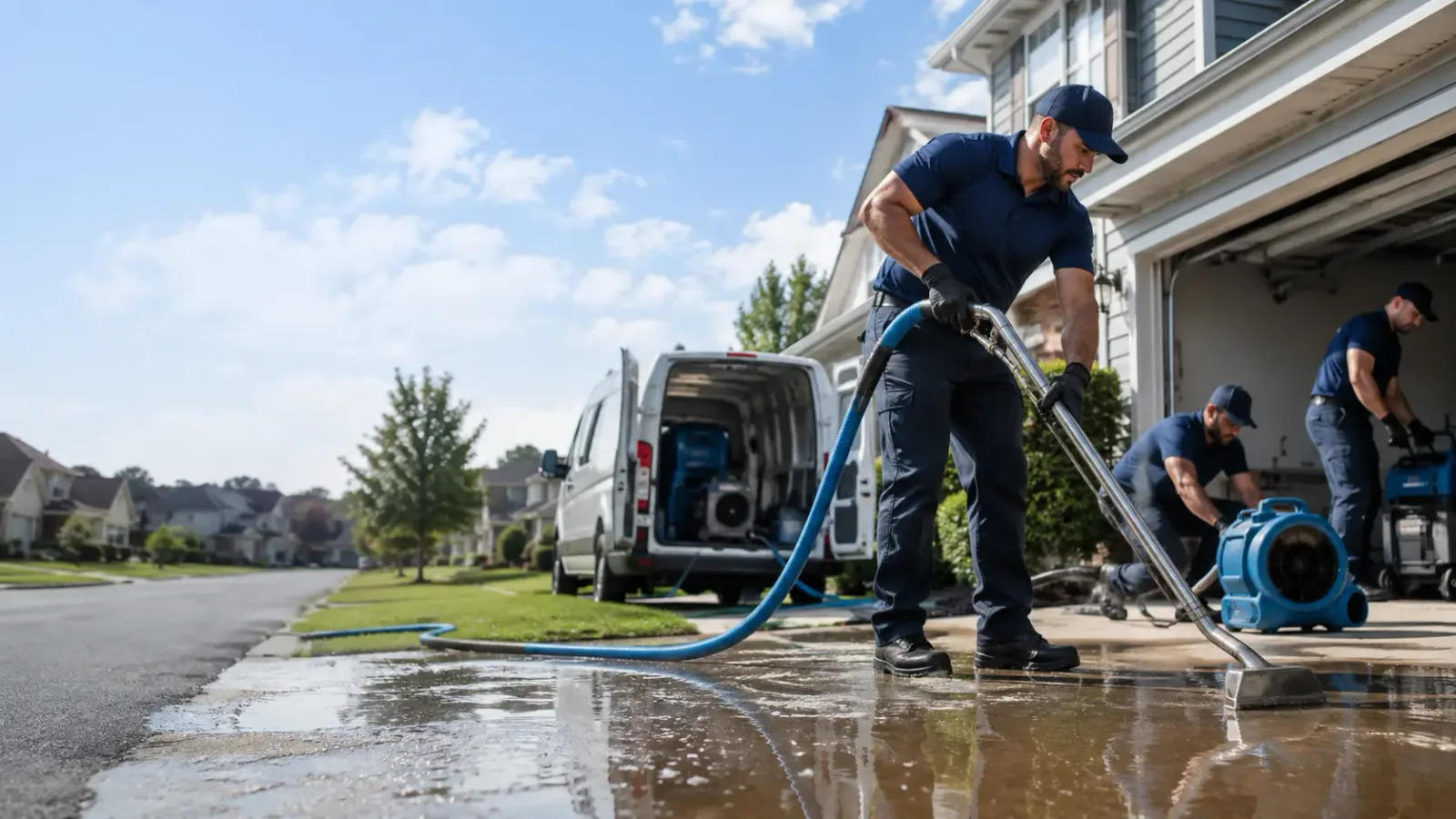 Flood Damage Restoration in Drayden, MD